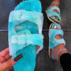 Fur Sandals